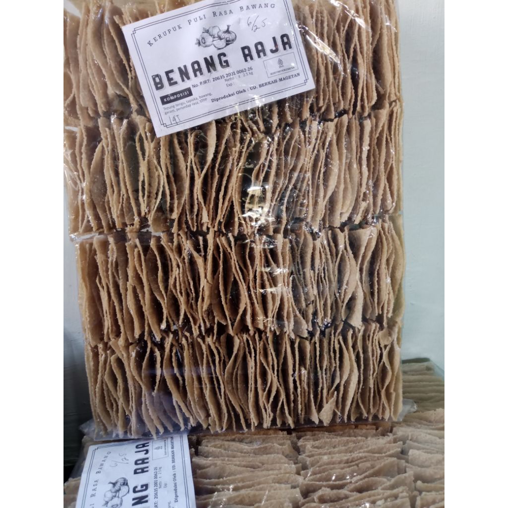 

Kerupuk Puli Mentah Kerupuk Gendar Benang Raja