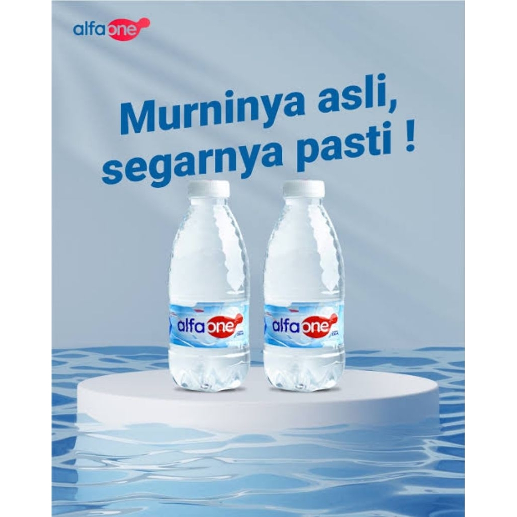 

AIR MINERAL BOTOL ALFA ONE 330ML ISI 24PCS