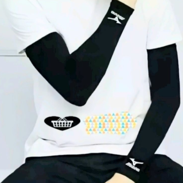 ARM sleeve manset tangan sepeda pria-wanita motif/Sarung lengan panjang foli.bersepeda.olahraga/mans