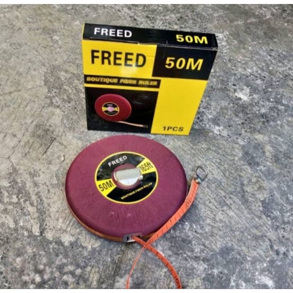 meteran Tanah 50 meter freed