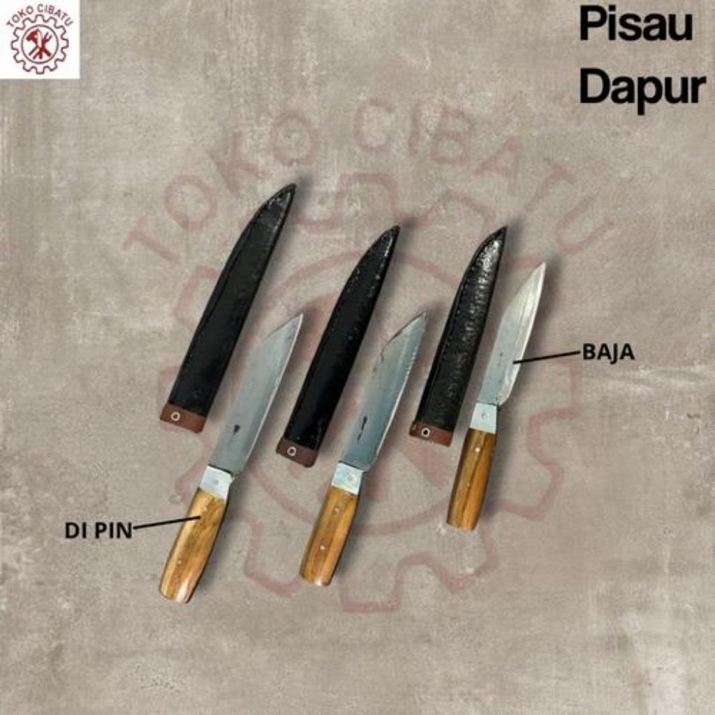 Pisau Dapur/Belati dari Baja - Kecil