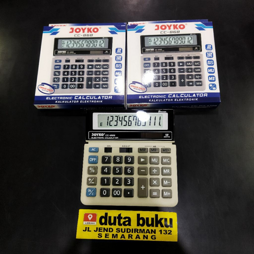 

Calculator Kalkulator Joyko CC-868CH 12 Digits Check Correct