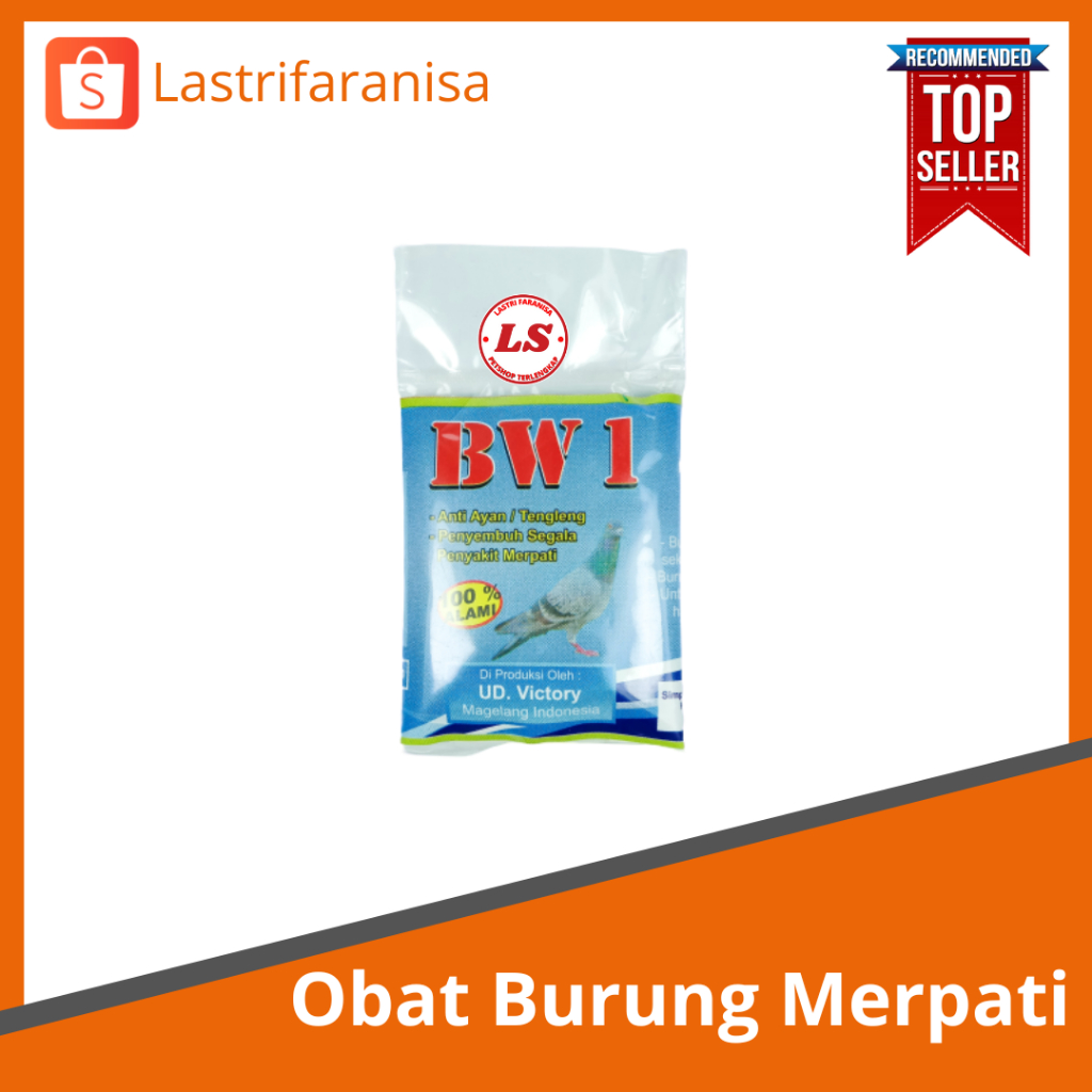 BW 1 ISI 25 Obat Merpati Tengkleng Burung Sakit Obat Merpati Anti Ayan
