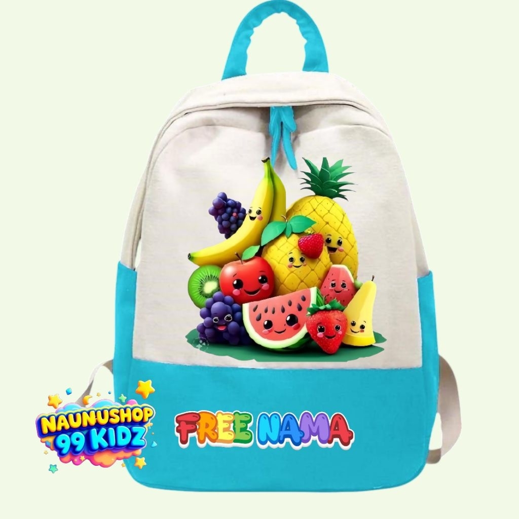 tas back free nama buah buahan ransel anak TERBAIK