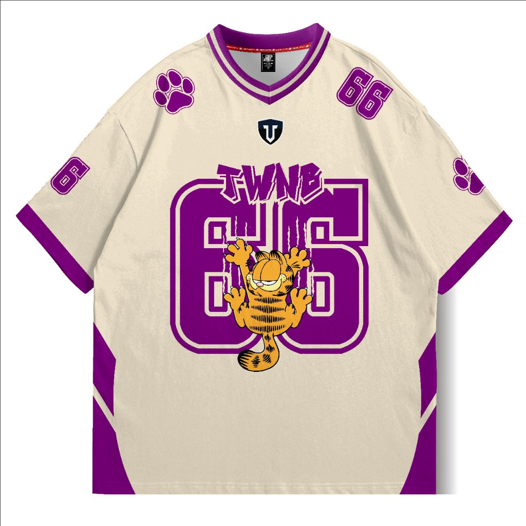 JERSEY OVERSIZE KOREA - JERSEY DRYFIT - TWNB OVERSIZE JERSEY GARFIELD66 - JERSEY KAOS OVERSIZE - JER