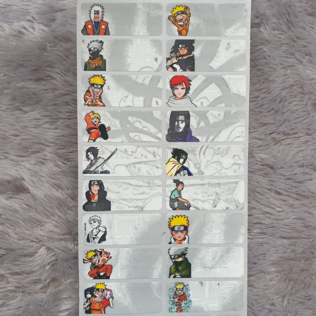 

STIKER NAMA WATERPROOF SIZE L/STIKER NAMA MOTIF NARUTO/STIKER NAMA KARAKTER/STIKER NAMA TERBARU