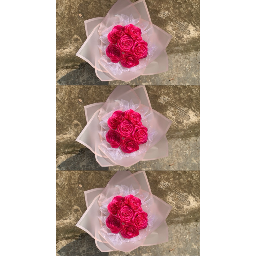 

BUKET PITA SATIN HANDMADE 7/10 TANGKAI |GLITER/NON GLITER bisa request warna lain | baca deskripsi sebelum order
