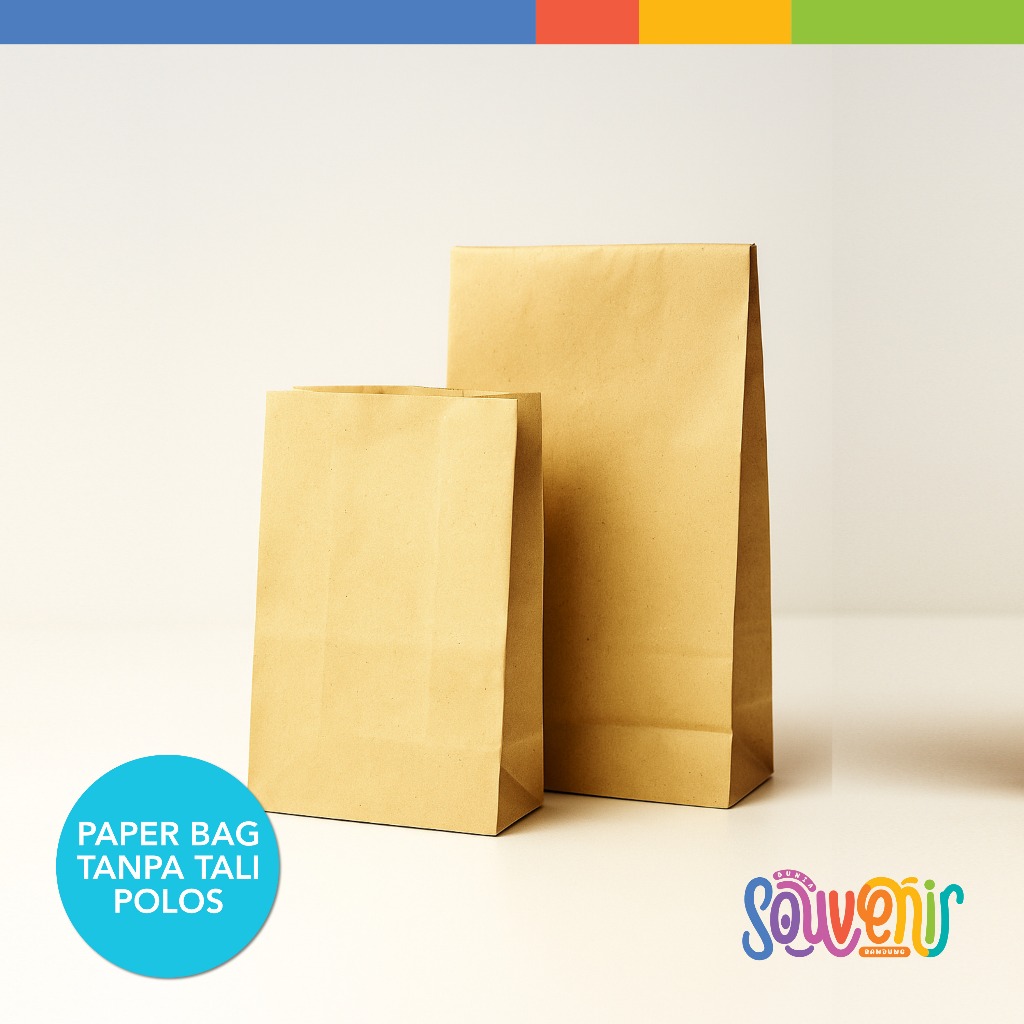 

Paper Bag Polos kraft | kantong kertas | goodie bag kertas Murah | Tas Kertas Kecil Mini Souvenir |