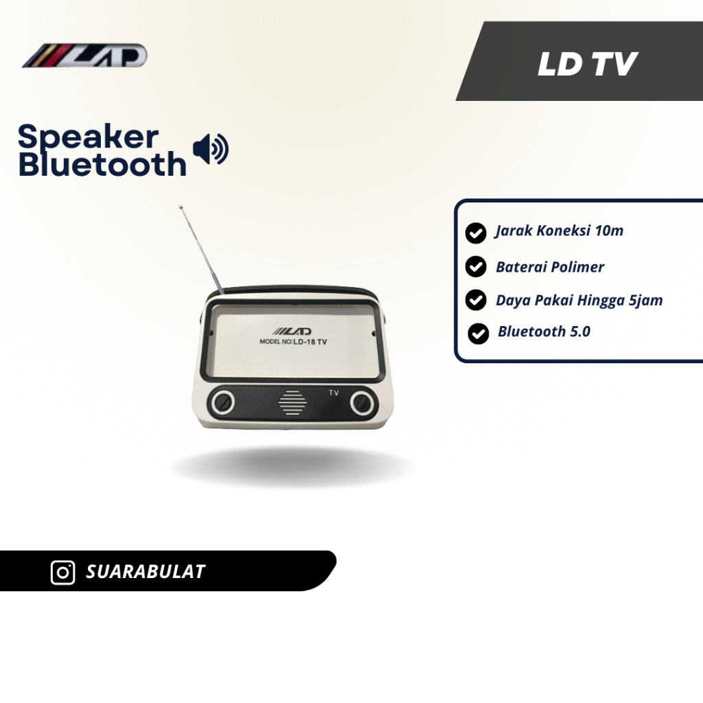 Speaker Bluetooth LAD LD 18 TV Speaker TV Speaker Unik