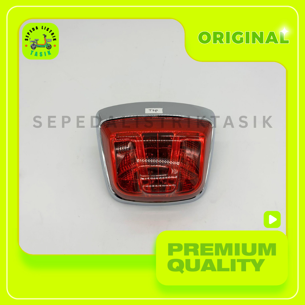 Stop Lamp / Lampu Belakang Motor listrik u winfly T3 T3S T3 PRO - ORIGINAL 100% - SPAREPART SEPEDA L