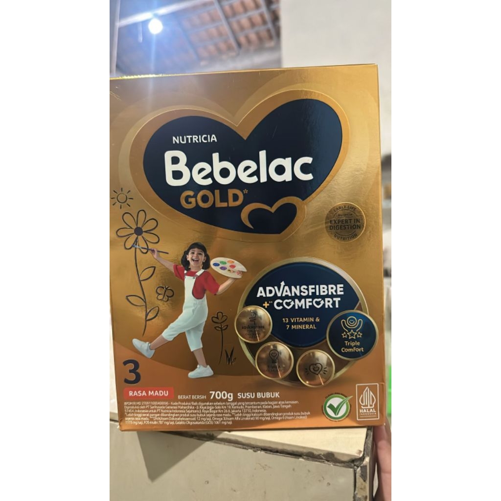 

Susu Bebelac Gold 700gr Rasa Vanila