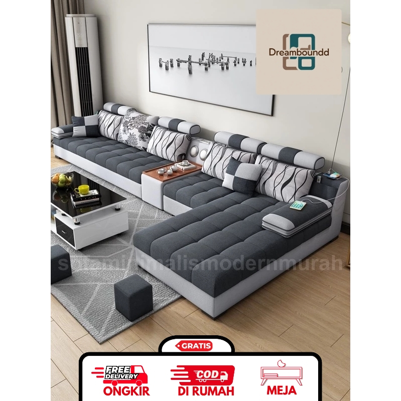 Sofa Ruang Tamu Minimalis Modern L Shape