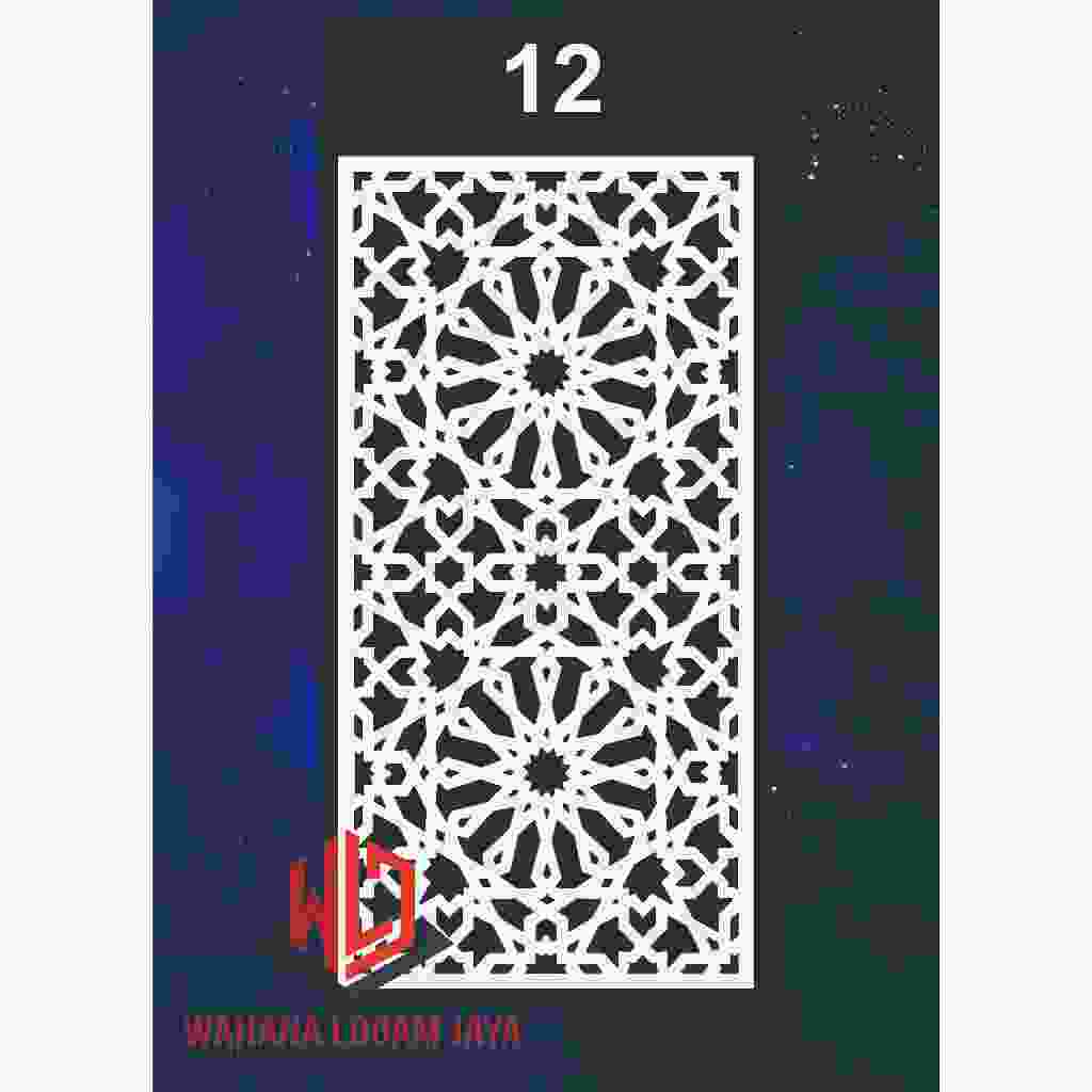 Divider Pembatas Ruangan Minimalis | Ornamen Tralis Jendela| Krawangan Ventilasi Plafon Laser CNC