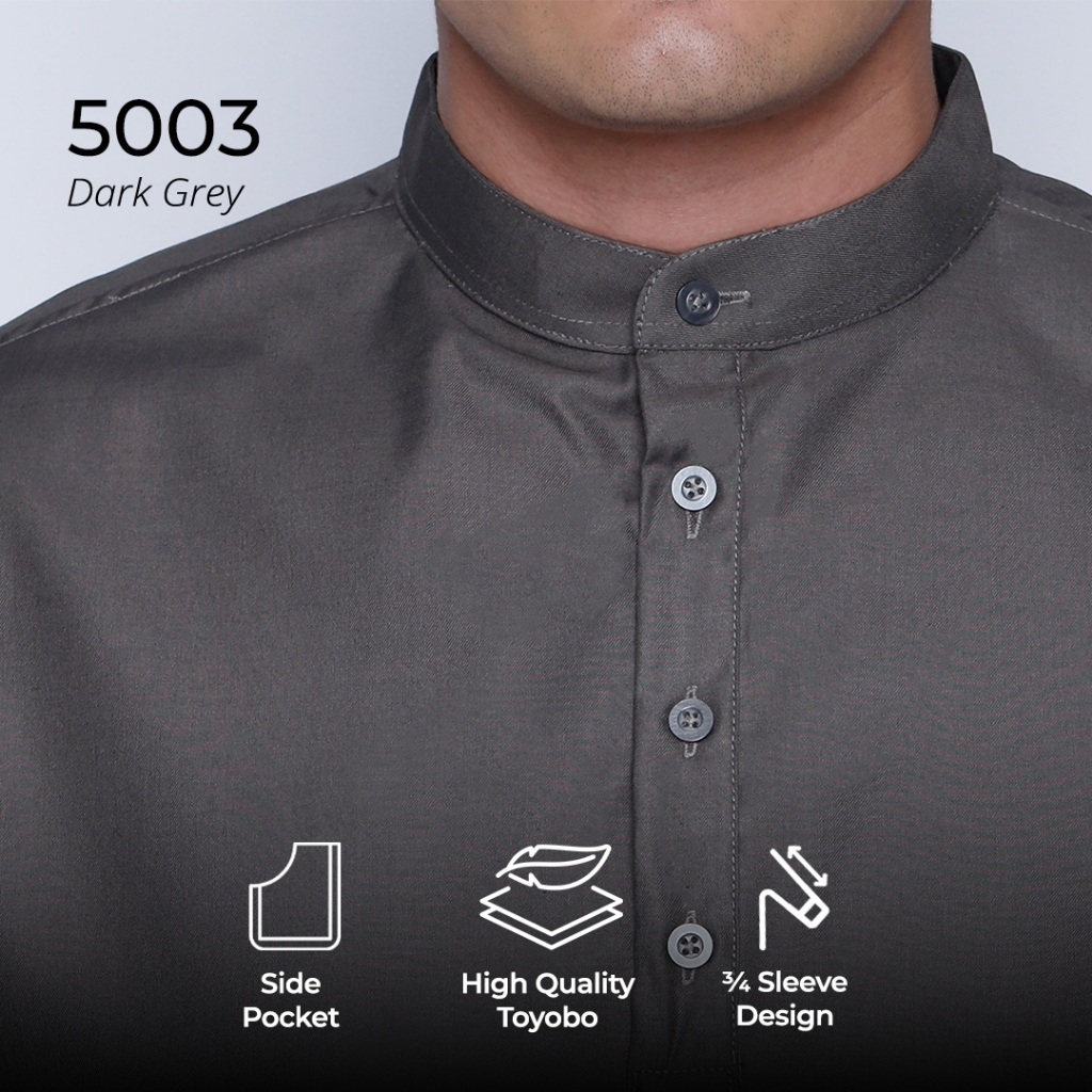 DISKON CASELLA BAJU KOKO KURTA LENGAN CASELLA KURTA HAMZAH SOLID BASIC