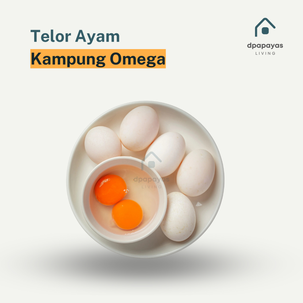 

Telur Ayam Kampung Omega Fresh – Pack isi 10pcs