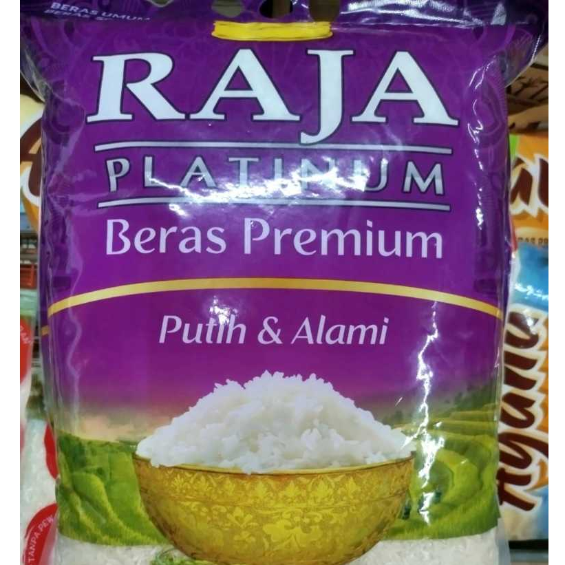 

Beras Raja Platinum 5kg – Beras Premium Putih & Alami | Pulen, Wangi, Tanpa Pemutih