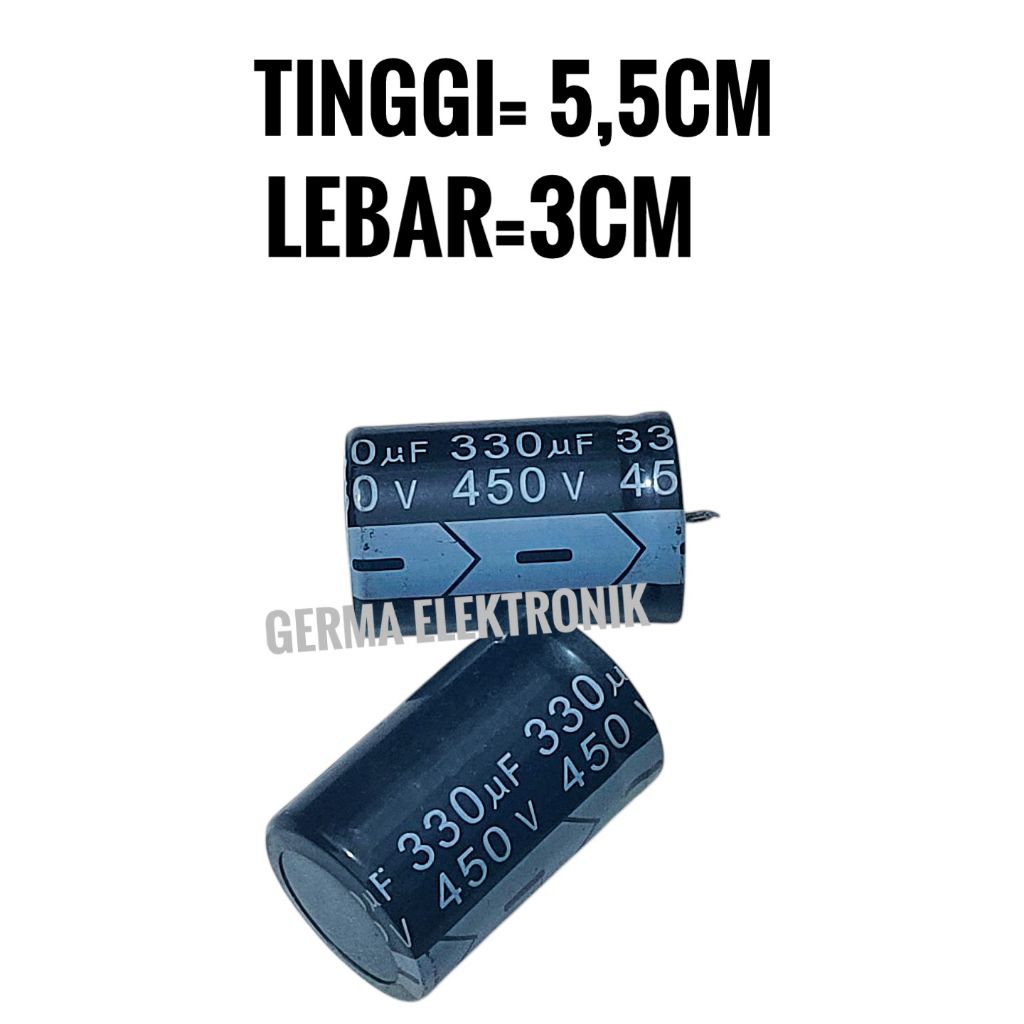 Capasitor elco 450v 330uf kapasitor elko 450v 330uf
