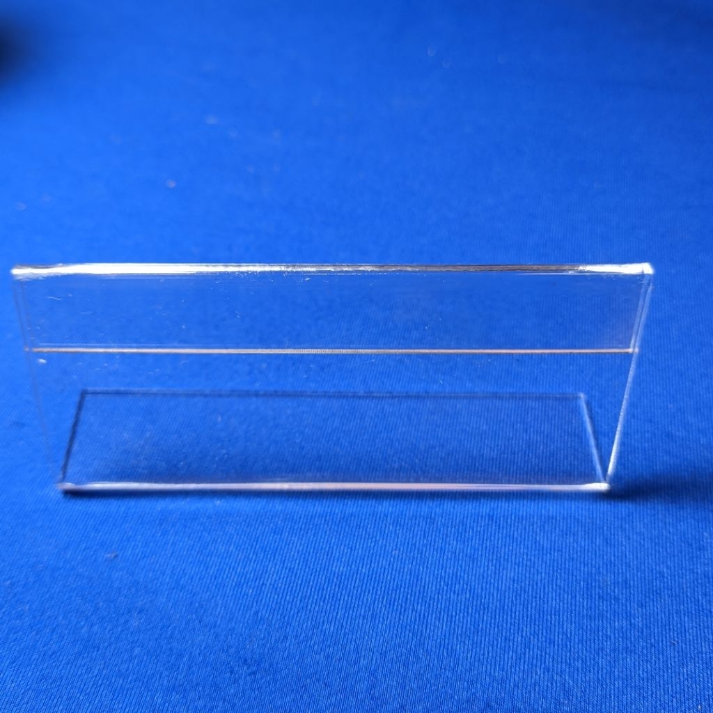 

PRICE TAG HOLDER / NAMETAG HOLDER AKRILIK 9cm x 4cm