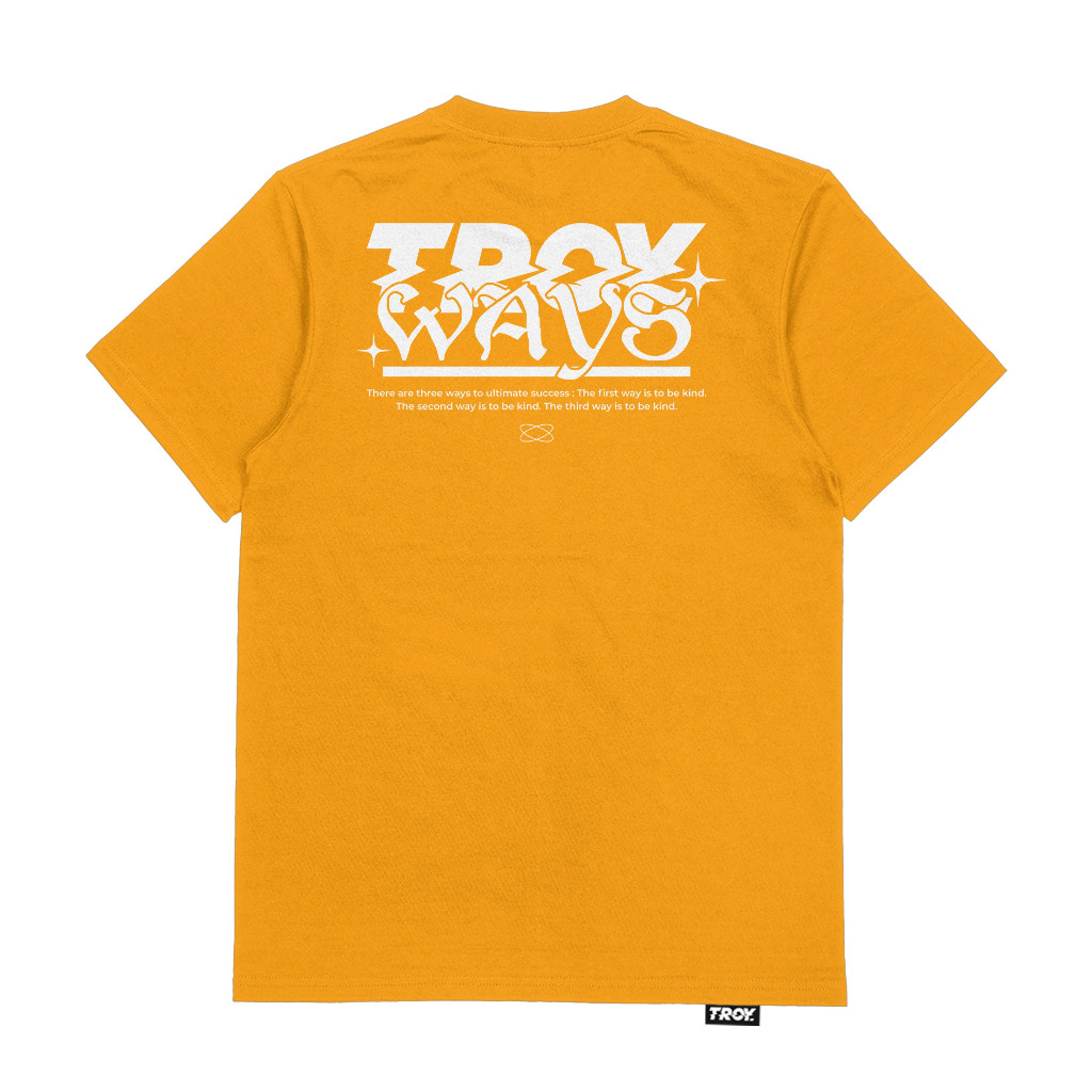 Troy Company Tshirt Yellow Mustard Wasy - Kaos Lengan Pendek Kaos Kuning Mustard MTD 3150