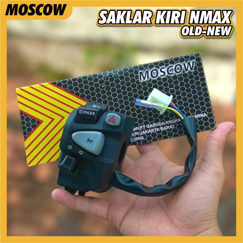 HOLDER SAKLAR KIRI NMAX OLD NEW Pnp Saklar Kiri Motor Nmax Switch Saklar Kiri 4IN1 Kabel Tombol Klak