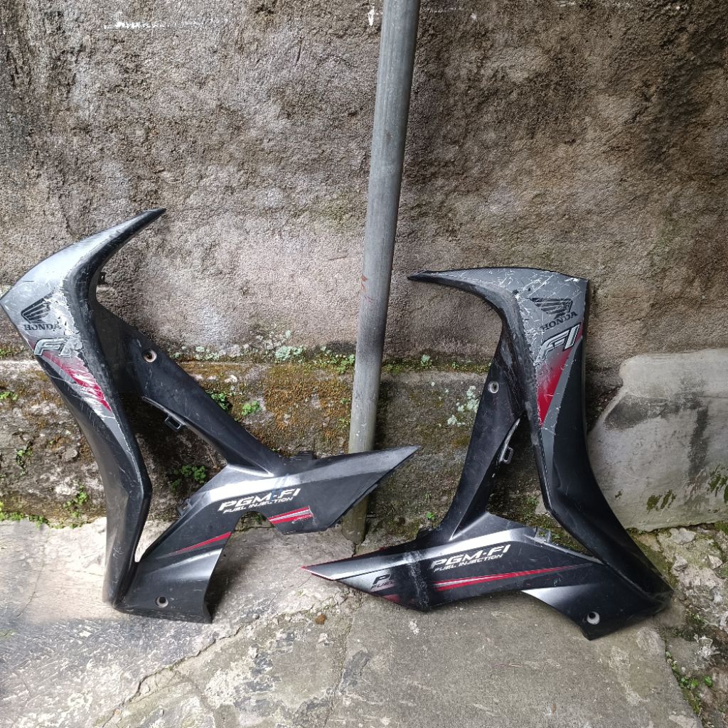 cover sayap honda supra x 125 helm in original copotan