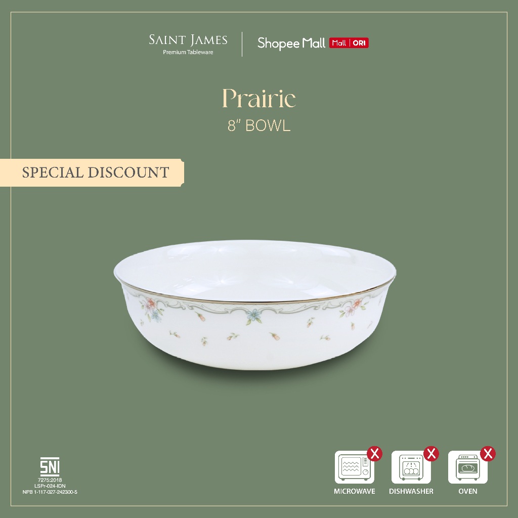 Saint James - 8 Inch Bowl GUNGJUNG (Prairie)