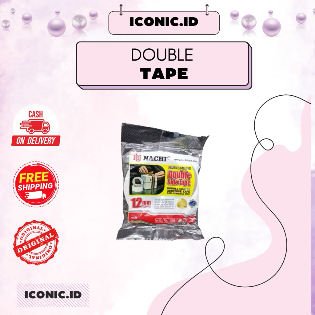 

Iconic.id - Nachi Double Tape / Double Tape Nachi / Double Side Tape Nachi / Double Tape / Double side Tape