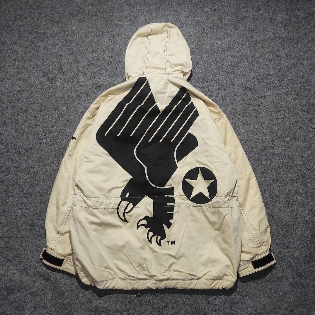 JACKET ELLESSE LOCK ON BIG LOGO SKI SNOWBOARD OUTDOOR COLORBLOCK/COLOURBLOCK VINTAGE