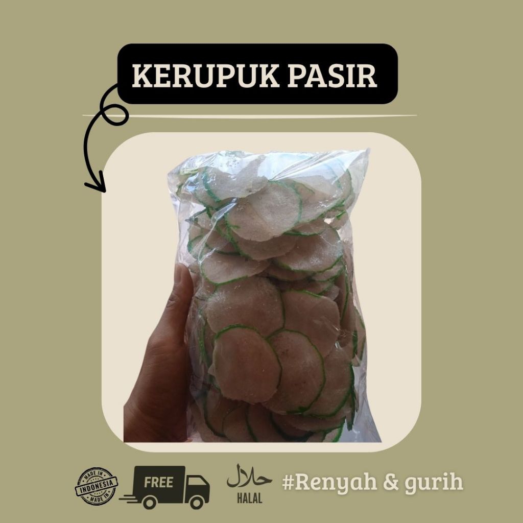 

KERUPUK PASIR || KERUPUK UPIL MENTAH SIAP GORENG