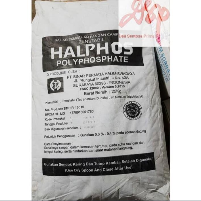 

Halphos Polyphosphate Pengenyal Bakso Daging 25 Kg