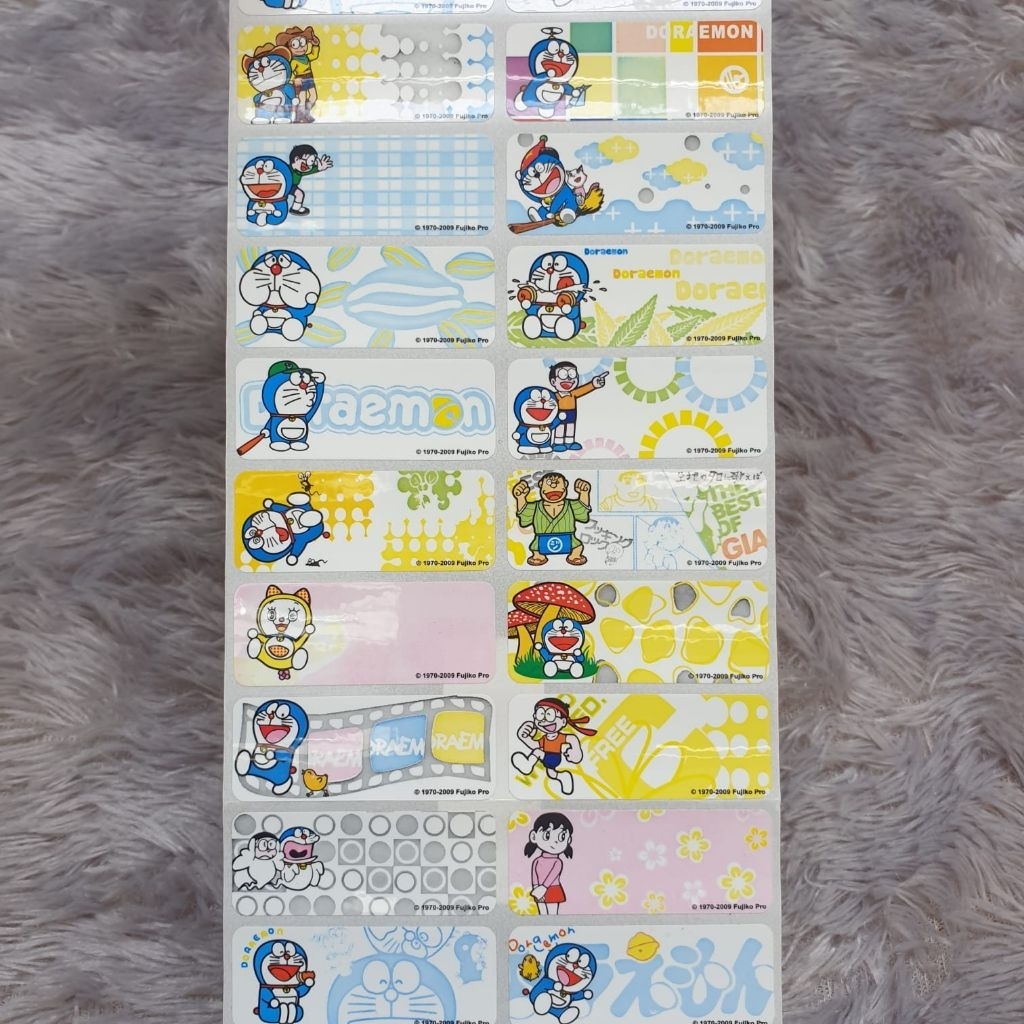 

STIKER NAMA WATERPROOF SIZE L/STIKER NAMA MOTIF/STIKER NAMA KARAKTER DORAEMON/STIKER NAMA TERBARU