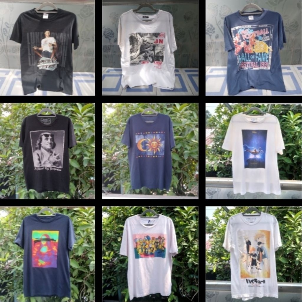 kaos art kartun vtg shirt brand murah second