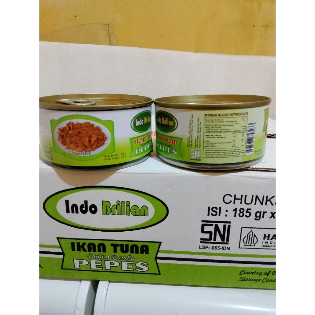 

TUNA PEPES KEMASAN KALENG 185 GR HIGH QUALITY PAKET 2 KALENG EXP 2028