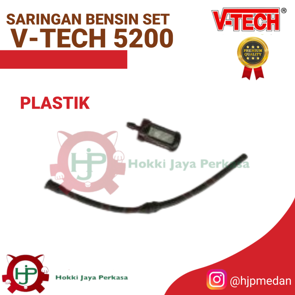 SARINGAN BENSIN SET / FUEL PIPE & FILTER ASSY FIBER V-TECH 5200/5800/SENSO MINI