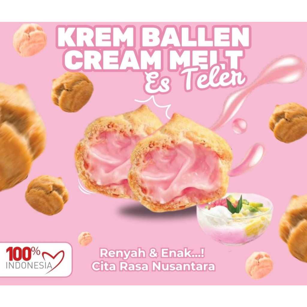 

Soes Cokelat Krem Ballen Soes 2 Kg Soes Klepon/ Es Teller/ Klepon- Soes Cokelat Lumer Murah Dan Terjangkau