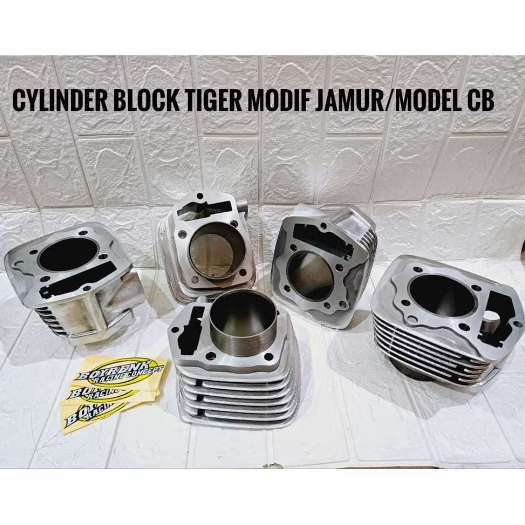 CYLINDER BLOK TIGER CUSTOM MODEL JAMUR - BOYRENK RACING