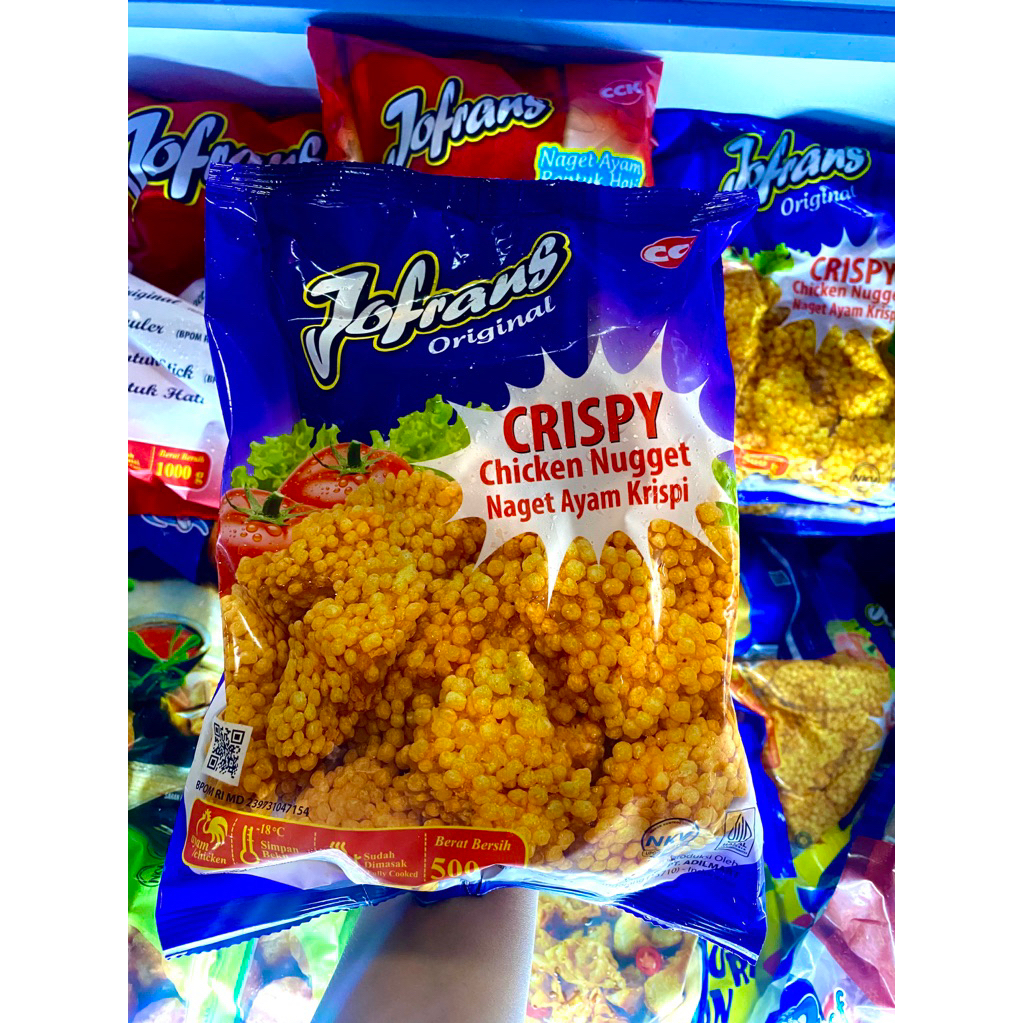 

JOFRANS Nugget Crispy Bubble 500gr / naget crispy frozen