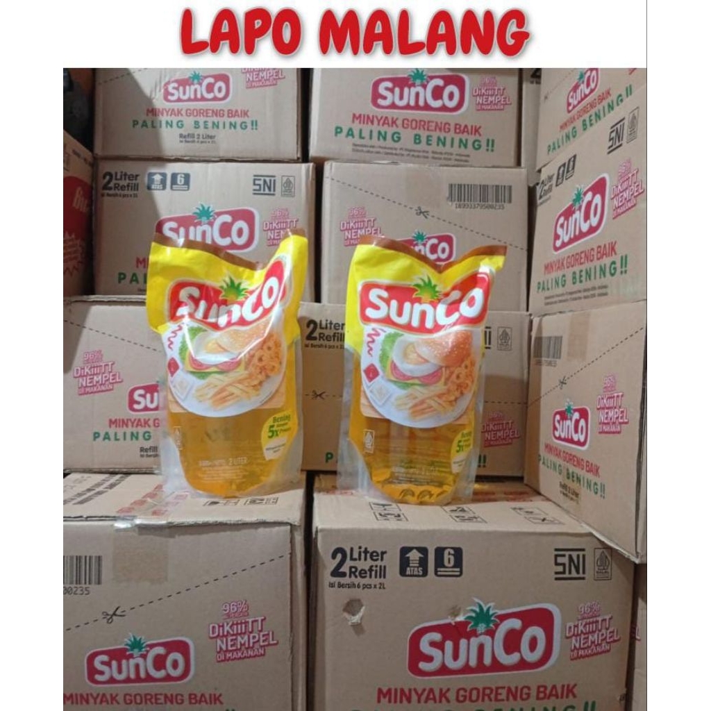 

(LAPO) Paket 4 dus, 5 dus dan 10 dus minyak sunco 2L dan lainnya