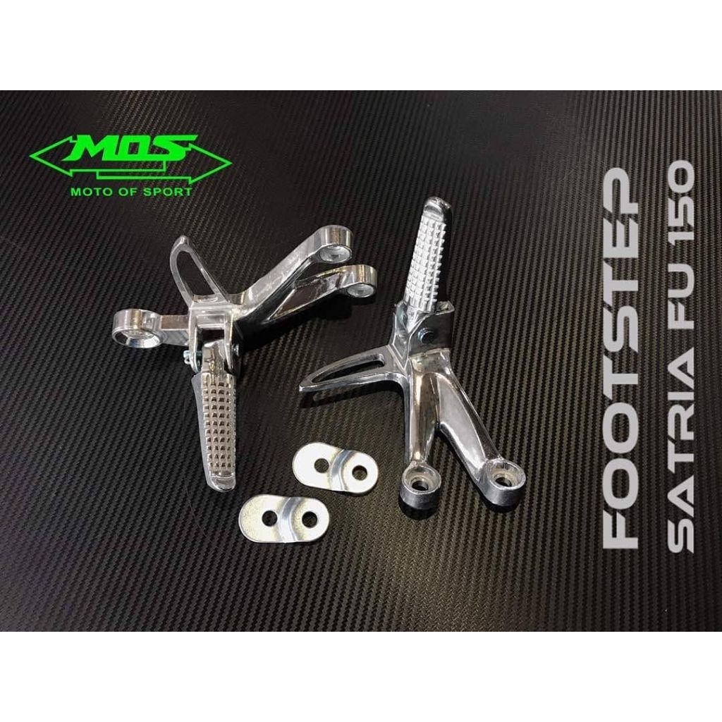FOOTSTEP GANTUNG BELAKANG SATRIA FU 150 VARIASI CHROME