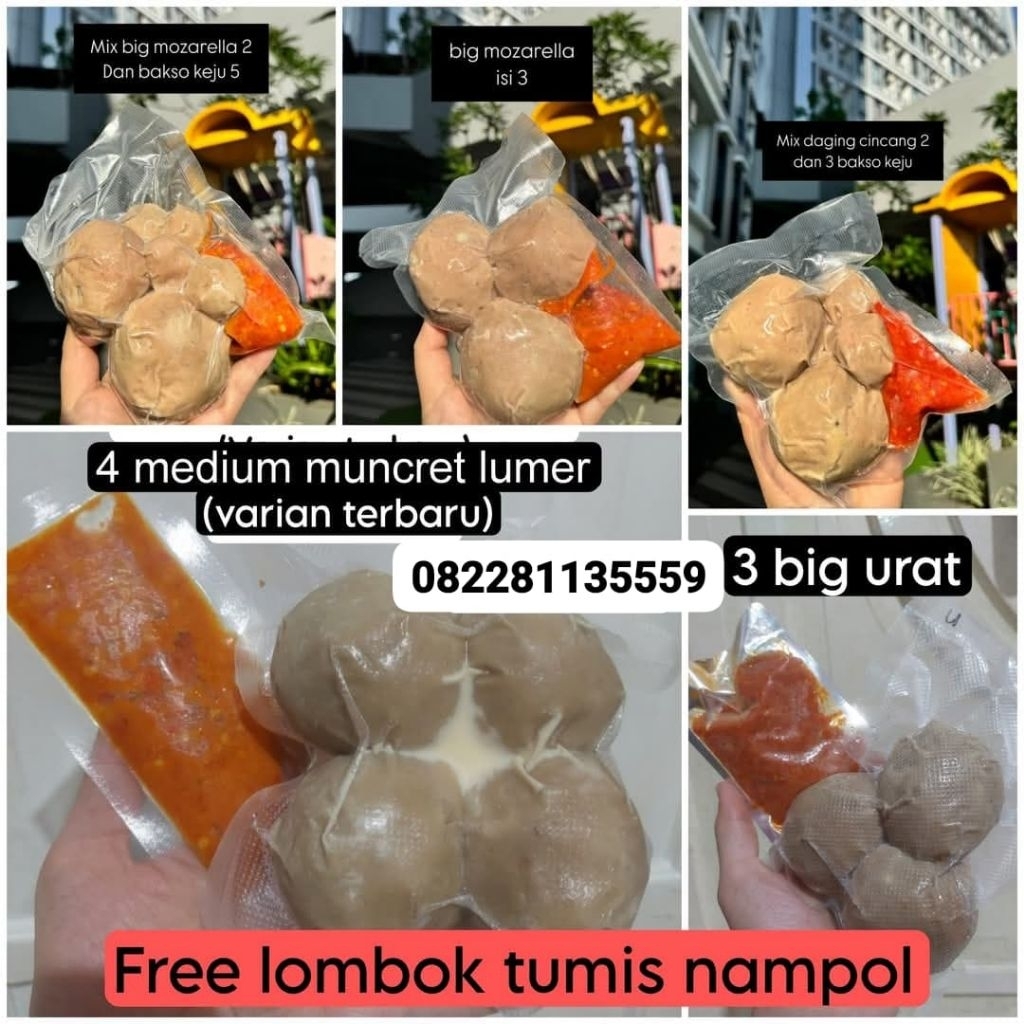 

BAKSO MOZZARELLA daging sapi halal