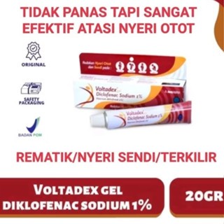 VoltaDex Diclofenac Sodium 1% Gel 20gr Redakan Nyeri Otot dan Sendi