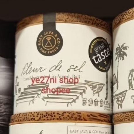 

East Java & Co Fleur De Sel hand harvested in amed bali 125gr