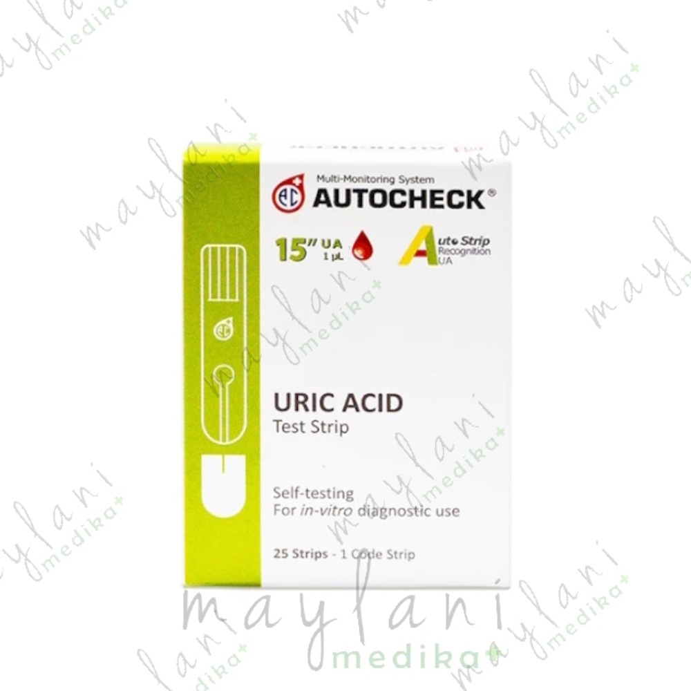 AUTOCHECK TEST STRIP URIC ACID / AUTOCHECK TES STRIP ASAM URAT