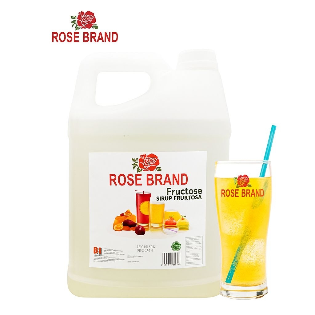 

Fructose Rosebrand 5kg (Dus isi 4jirigen) – Sirup Fruktosa Cair Asli, Lebih Manis dari Gula!