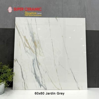 Keramik Platinum Jardin Grey 60x60 -Kilat Cutting Medan