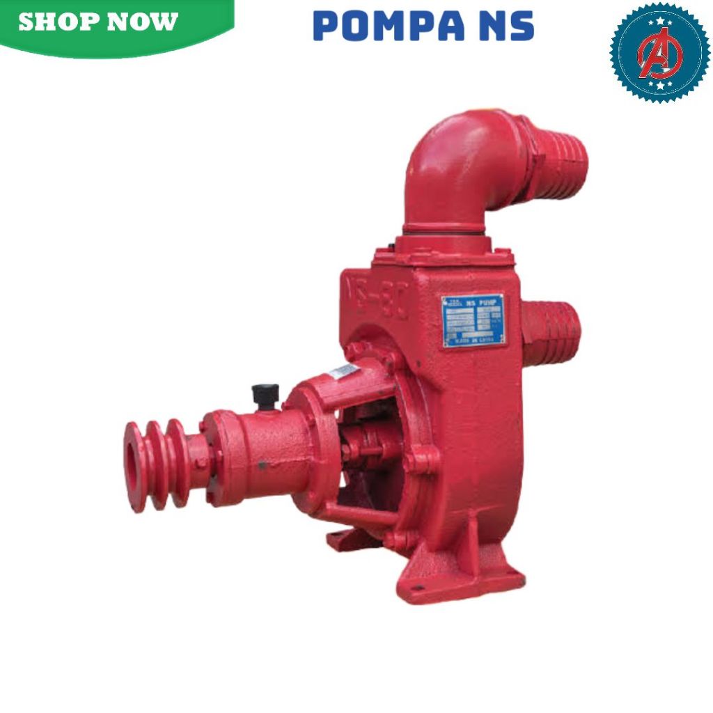 Pompa Air Irigasi & Banjir / Water Pump NS 50 Matrix + Engine / Dinamo Listrik.