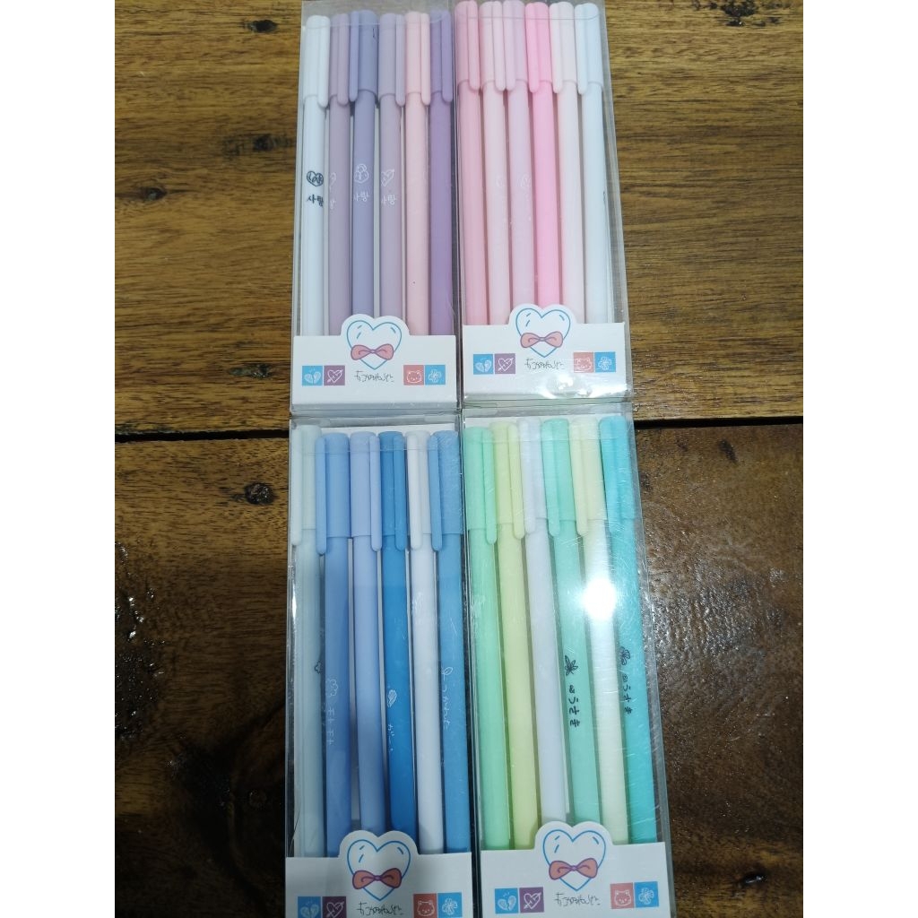 

PENA GEL WARNA WARNI GRADASI ISI 6