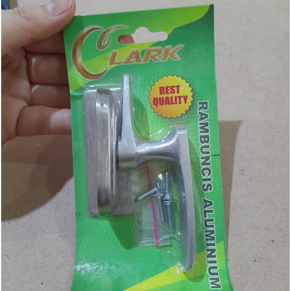 CLARK  Rambuncis aluminium / tarikan kunci jendela