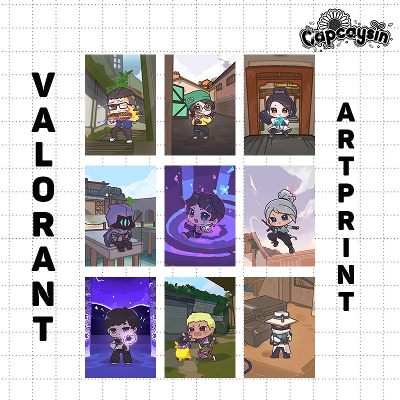 

capcaysin - VALORANT Art Print Poster