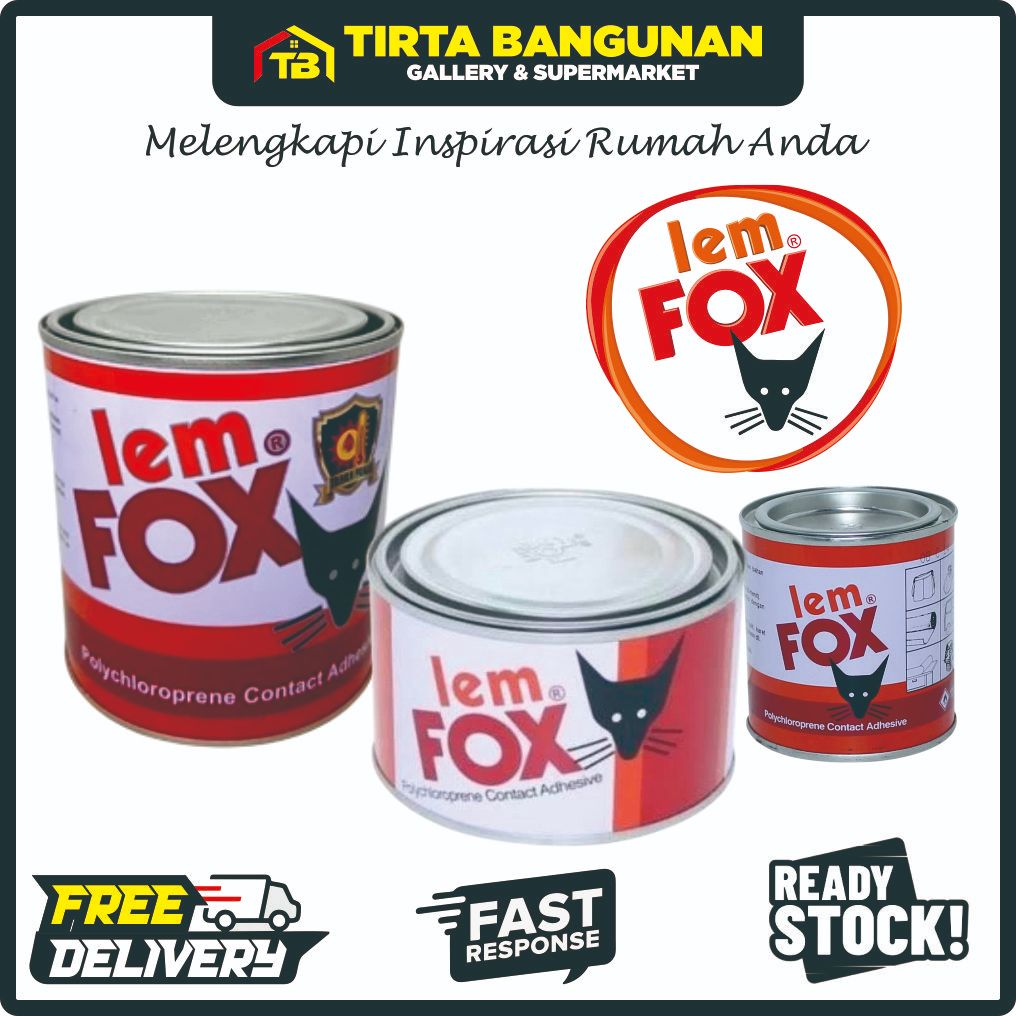 

[DIJAMIN ORI] LEM FOX KUNING KALENG 70 GR / 300 GR / 600 GR